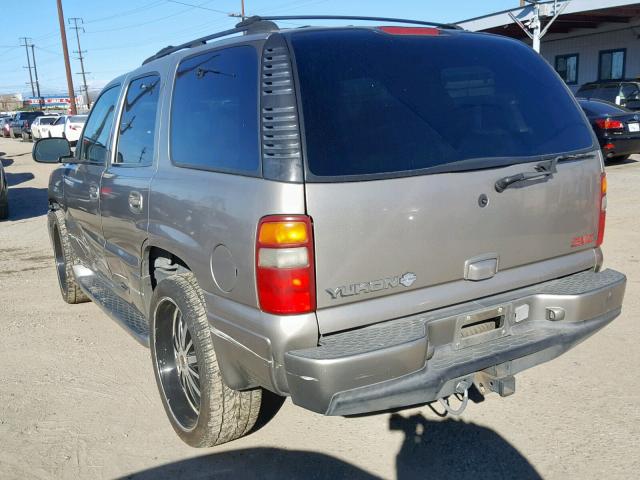 1GKEK63U21J182706 - 2001 GMC DENALI GOLD photo 3