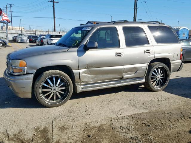 1GKEK63U21J182706 - 2001 GMC DENALI GOLD photo 9