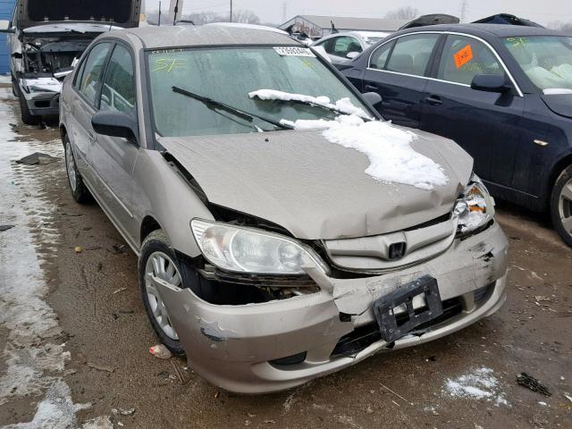 2HGES16544H526725 - 2004 HONDA CIVIC LX GOLD photo 1