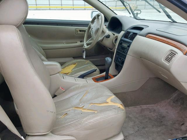 2T1CF22P22C566106 - 2002 TOYOTA CAMRY SOLA WHITE photo 5