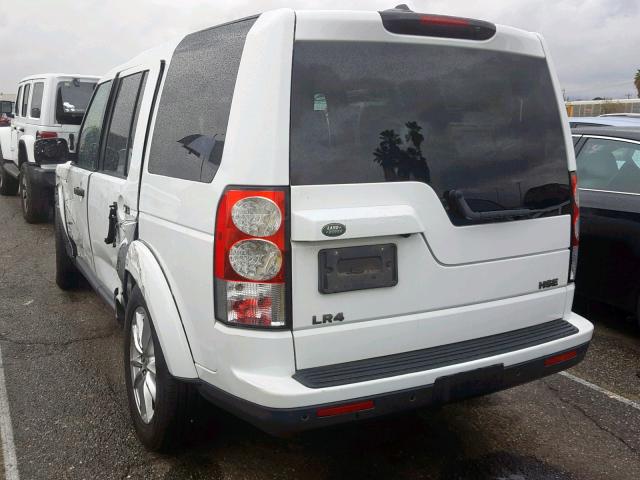 SALAK2D46CA598089 - 2012 LAND ROVER LR4 HSE LU WHITE photo 3