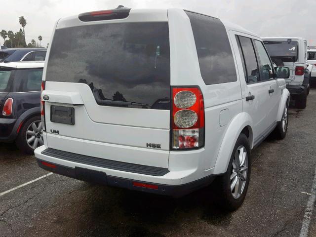 SALAK2D46CA598089 - 2012 LAND ROVER LR4 HSE LU WHITE photo 4