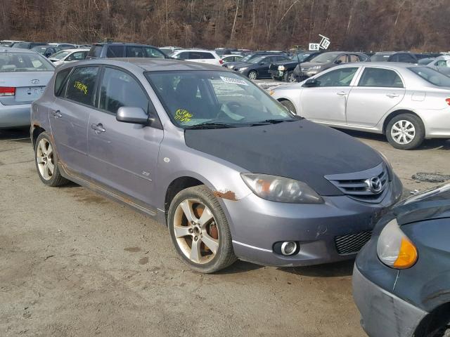 JM1BK343851233196 - 2005 MAZDA 3 HATCHBAC GRAY photo 1