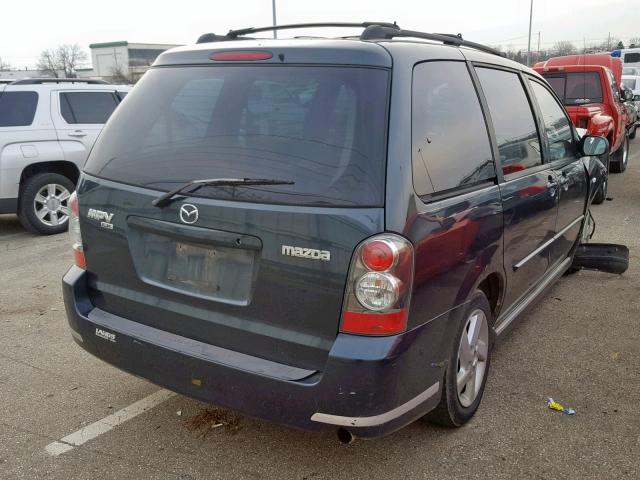 JM3LW28J640506787 - 2004 MAZDA MPV WAGON CHARCOAL photo 4