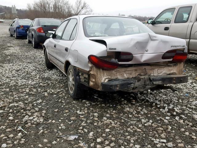 1Y1SK5261TZ060107 - 1996 GEO PRIZM SILVER photo 3