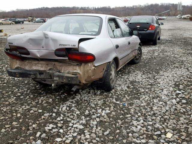 1Y1SK5261TZ060107 - 1996 GEO PRIZM SILVER photo 4