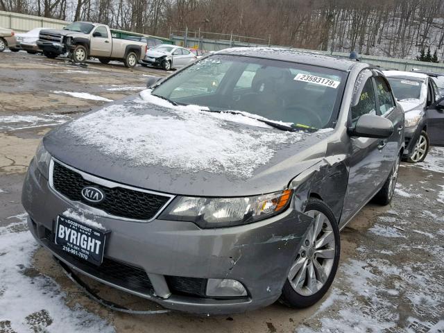 KNAFW4A32B5336924 - 2011 KIA FORTE SX GRAY photo 2