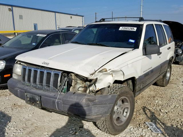 1J4FX58S1WC233458 - 1998 JEEP GRAND CHER WHITE photo 2