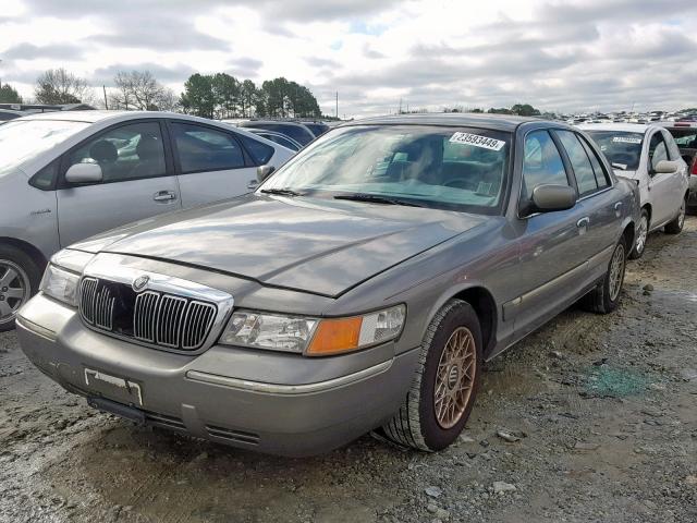 2MEFM74W1YX681996 - 2000 MERCURY GRAND MARQ GRAY photo 2