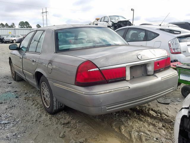 2MEFM74W1YX681996 - 2000 MERCURY GRAND MARQ GRAY photo 3