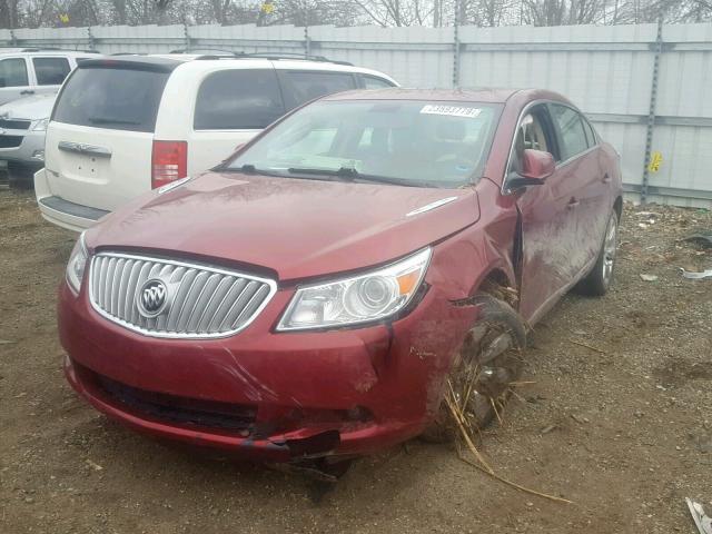 1G4GD5EG8AF145836 - 2010 BUICK LACROSSE C BURGUNDY photo 2