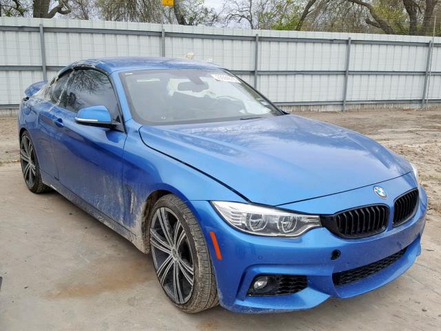 WBA3T3C52G5A41823 - 2016 BMW 435 I BLUE photo 1