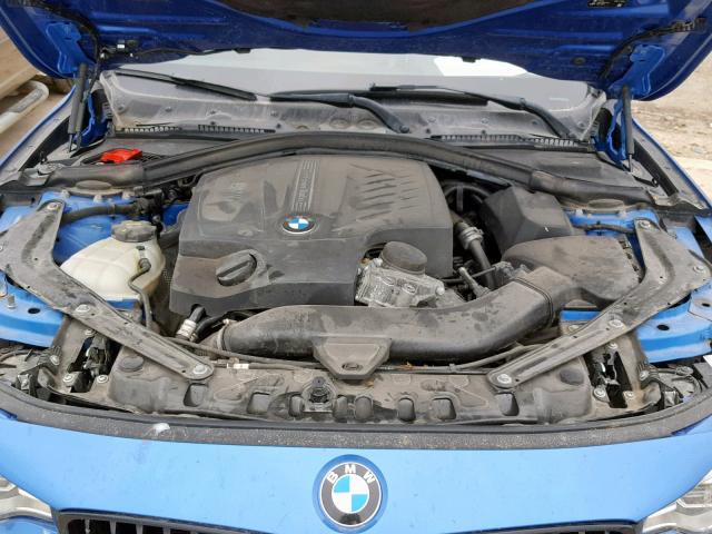 WBA3T3C52G5A41823 - 2016 BMW 435 I BLUE photo 7