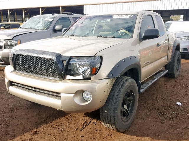 5TETU62N05Z126105 - 2005 TOYOTA TACOMA PRE TAN photo 2