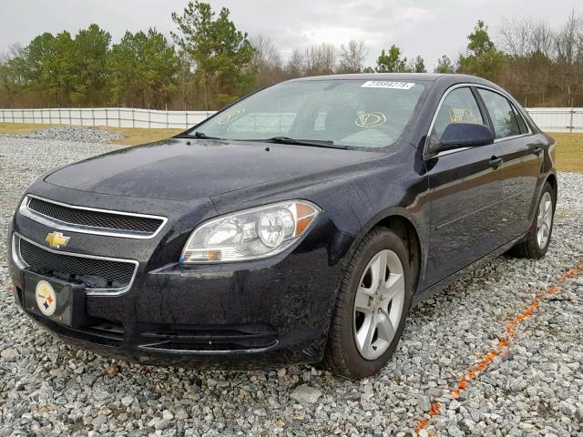 1G1ZB5E00CF136548 - 2012 CHEVROLET MALIBU LS BLACK photo 2