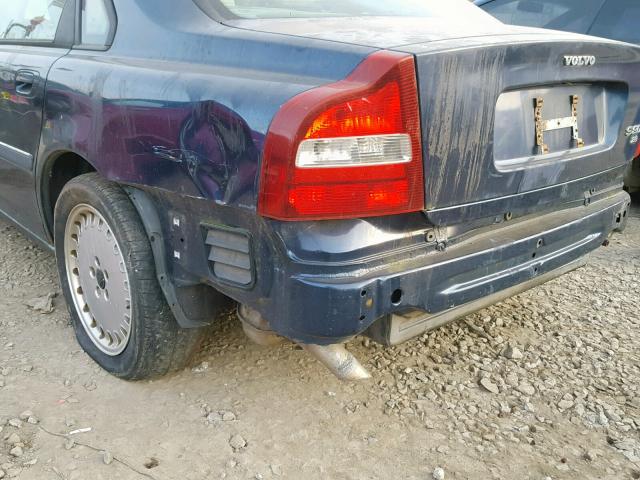 YV1TS94D711206253 - 2001 VOLVO S80 BLUE photo 9