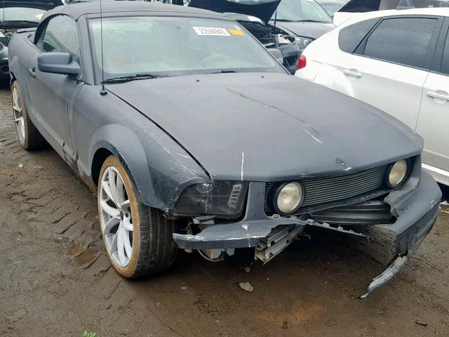 1ZVHT84N595107444 - 2009 FORD MUSTANG BLACK photo 1