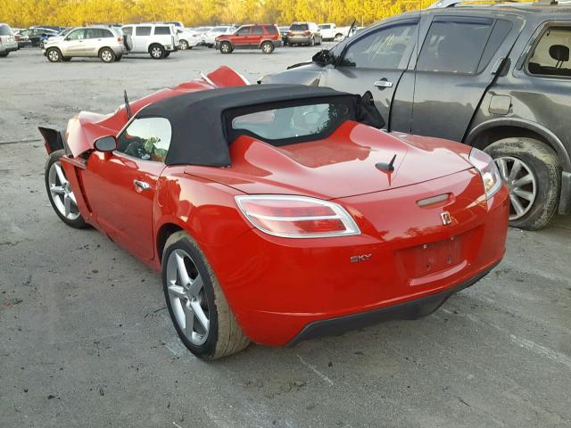 1G8MB35BX8Y122833 - 2008 SATURN SKY RED photo 3