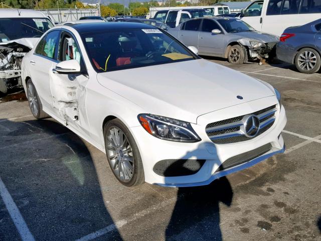 55SWF4JB8HU181649 - 2017 MERCEDES-BENZ C 300 白色 照片 1