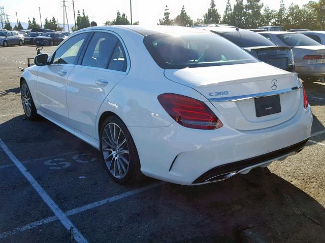 55SWF4JB8HU181649 - 2017 MERCEDES-BENZ C 300 白色 照片 3