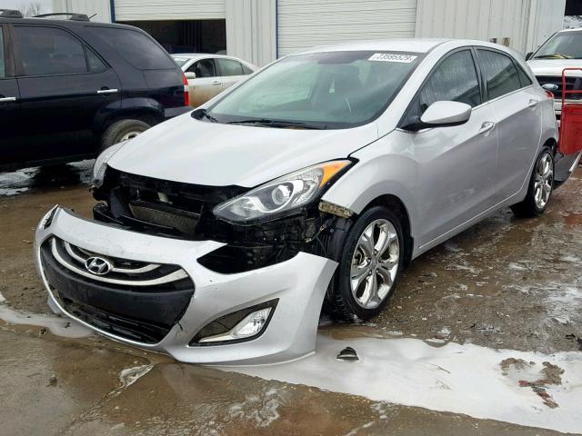 KMHD35LE5DU105270 - 2013 HYUNDAI ELANTRA GT SILVER photo 2