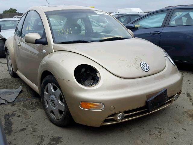 3VWCK21C31M472197 - 2001 VOLKSWAGEN NEW BEETLE Gold Foto 1
