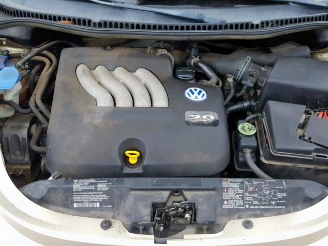3VWCK21C31M472197 - 2001 VOLKSWAGEN NEW BEETLE Gold Foto 7