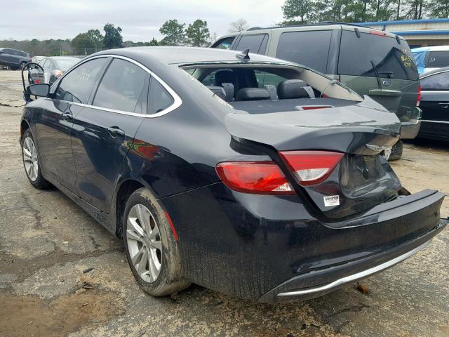 1C3CCCAB7HN508264 - 2017 CHRYSLER 200 LIMITE BLACK photo 3