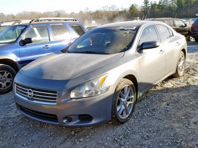 1N4AA51E89C831515 - 2009 NISSAN MAXIMA S GRAY photo 2