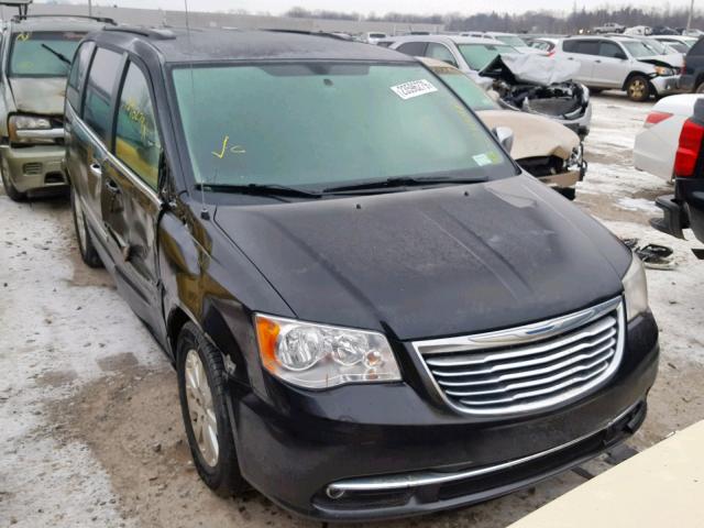 2C4RC1CG4CR401834 - 2012 CHRYSLER TOWN & COU BLACK photo 1