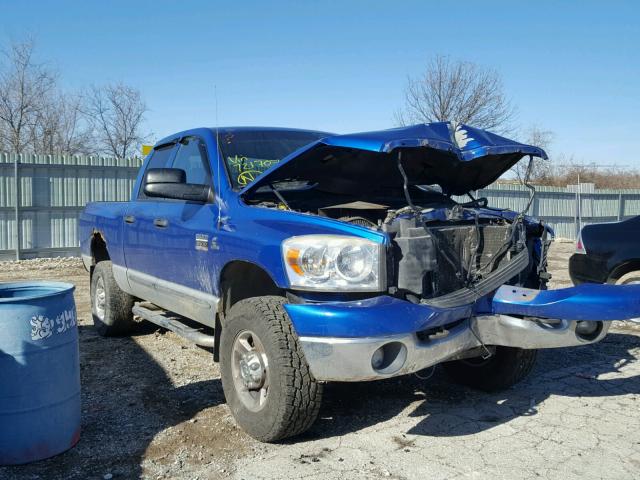 3D7KS28C67G721707 - 2007 DODGE RAM 2500 S BLUE photo 1