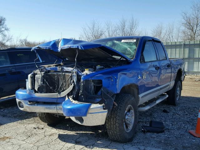 3D7KS28C67G721707 - 2007 DODGE RAM 2500 S BLUE photo 2