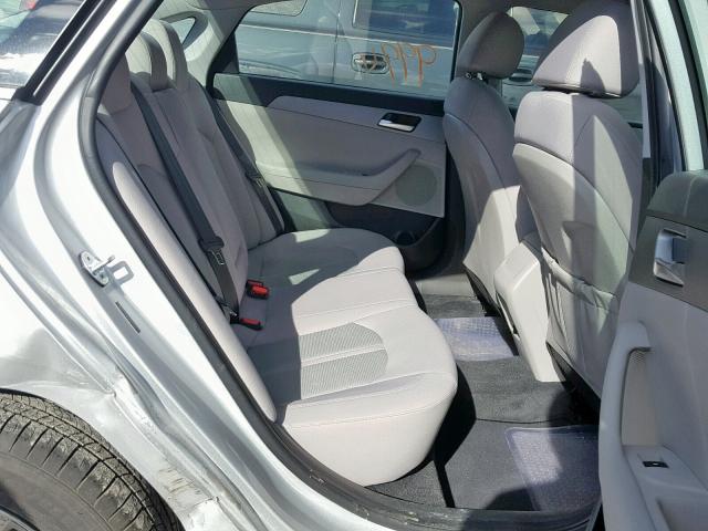 5NPE24AA6JH671157 - 2018 HYUNDAI SONATA ECO SILVER photo 6