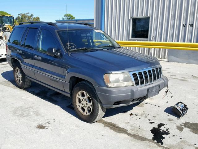 1J4GX48S23C504327 - 2003 JEEP GRAND CHER BLUE photo 1