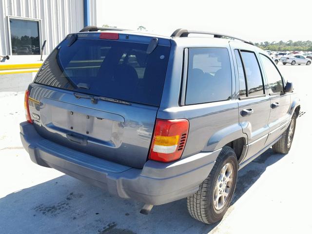 1J4GX48S23C504327 - 2003 JEEP GRAND CHER BLUE photo 4