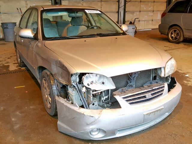 KNAFB121425202777 - 2002 KIA SPECTRA BA GRAY photo 1