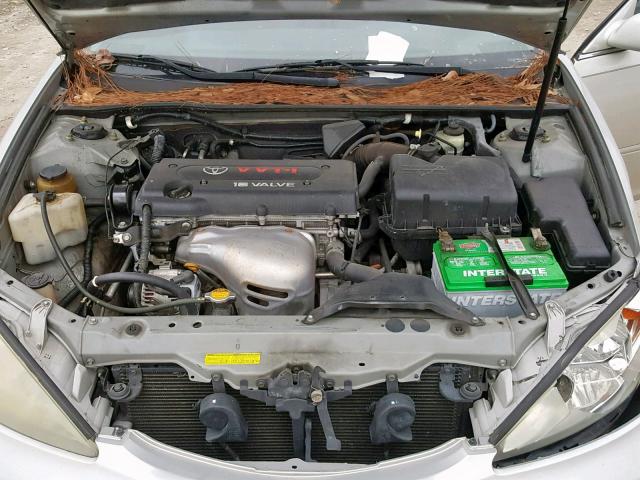 4T1BE32K53U773341 - 2003 TOYOTA CAMRY LE SILVER photo 7