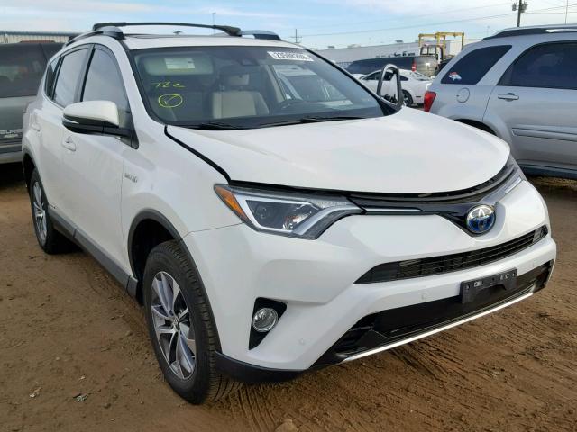 JTMRJREV5GD048383 - 2016 TOYOTA RAV4 HV XL WHITE photo 1