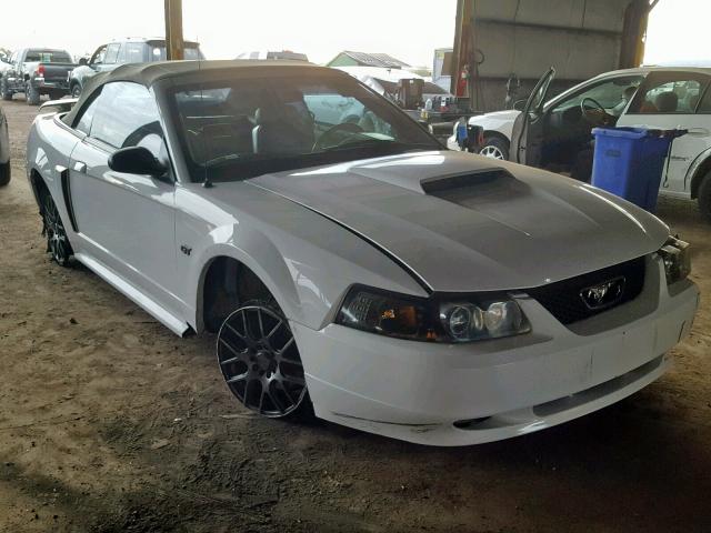 1FAFP45XX1F139639 - 2001 FORD MUSTANG GT WHITE photo 1