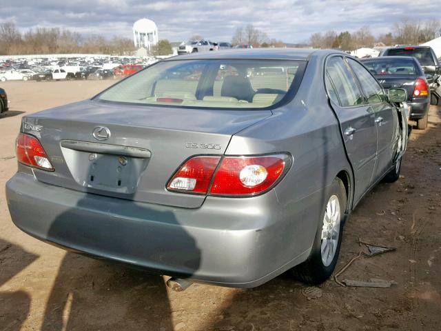 JTHBF30G730138398 - 2003 LEXUS ES 300 SILVER photo 4