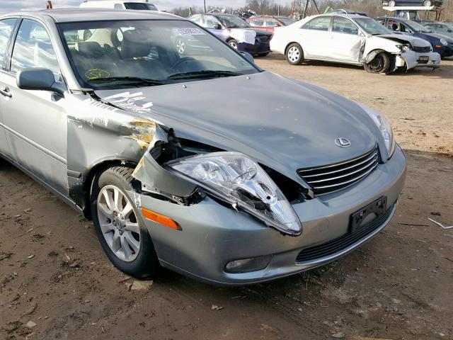 JTHBF30G730138398 - 2003 LEXUS ES 300 SILVER photo 9