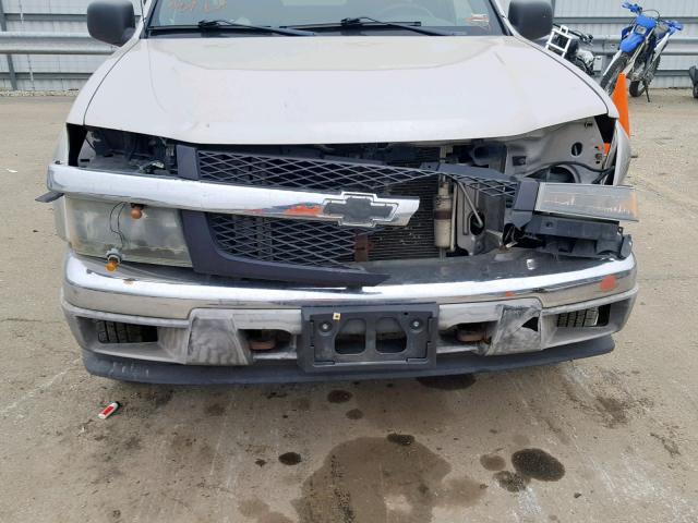 1GCDT196558177447 - 2005 CHEVROLET COLORADO SILVER photo 9