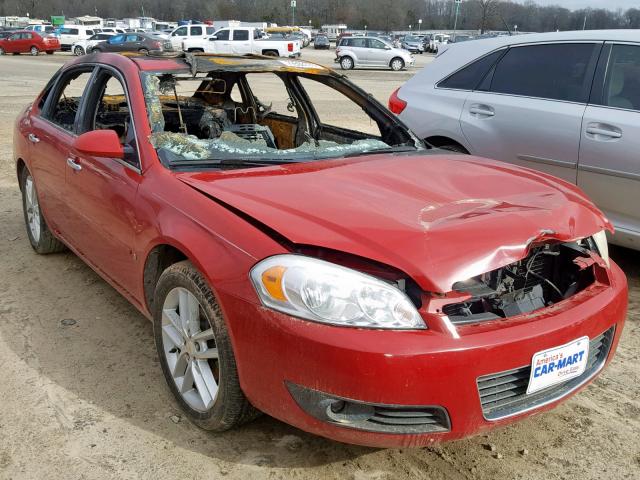 2G1WU583489175324 - 2008 CHEVROLET IMPALA LTZ RED photo 1