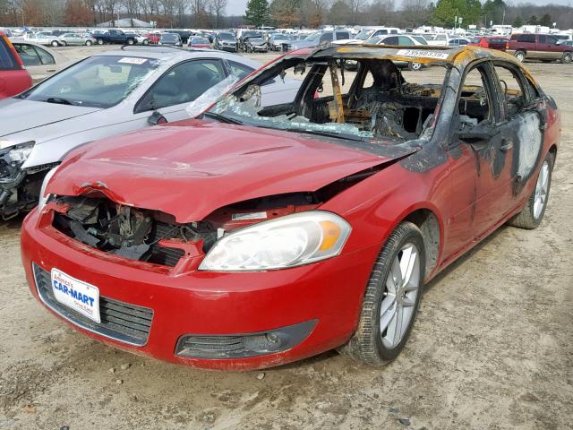 2G1WU583489175324 - 2008 CHEVROLET IMPALA LTZ RED photo 2