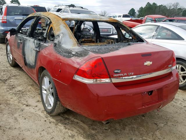 2G1WU583489175324 - 2008 CHEVROLET IMPALA LTZ RED photo 3