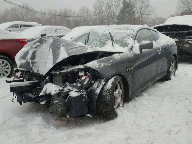 KMHHM66D17U258689 - 2007 HYUNDAI TIBURON GS GRAY photo 2