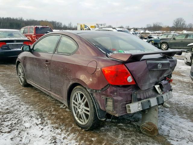 JTKDE177350059166 - 2005 TOYOTA SCION TC Bordo foto 3