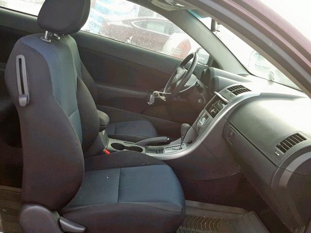 JTKDE177350059166 - 2005 TOYOTA SCION TC Bordo foto 5