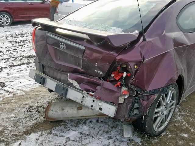 JTKDE177350059166 - 2005 TOYOTA SCION TC Bordo foto 9