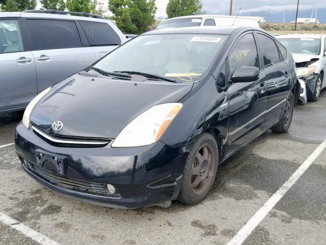 JTDKB20U077561088 - 2007 TOYOTA PRIUS BLACK photo 2